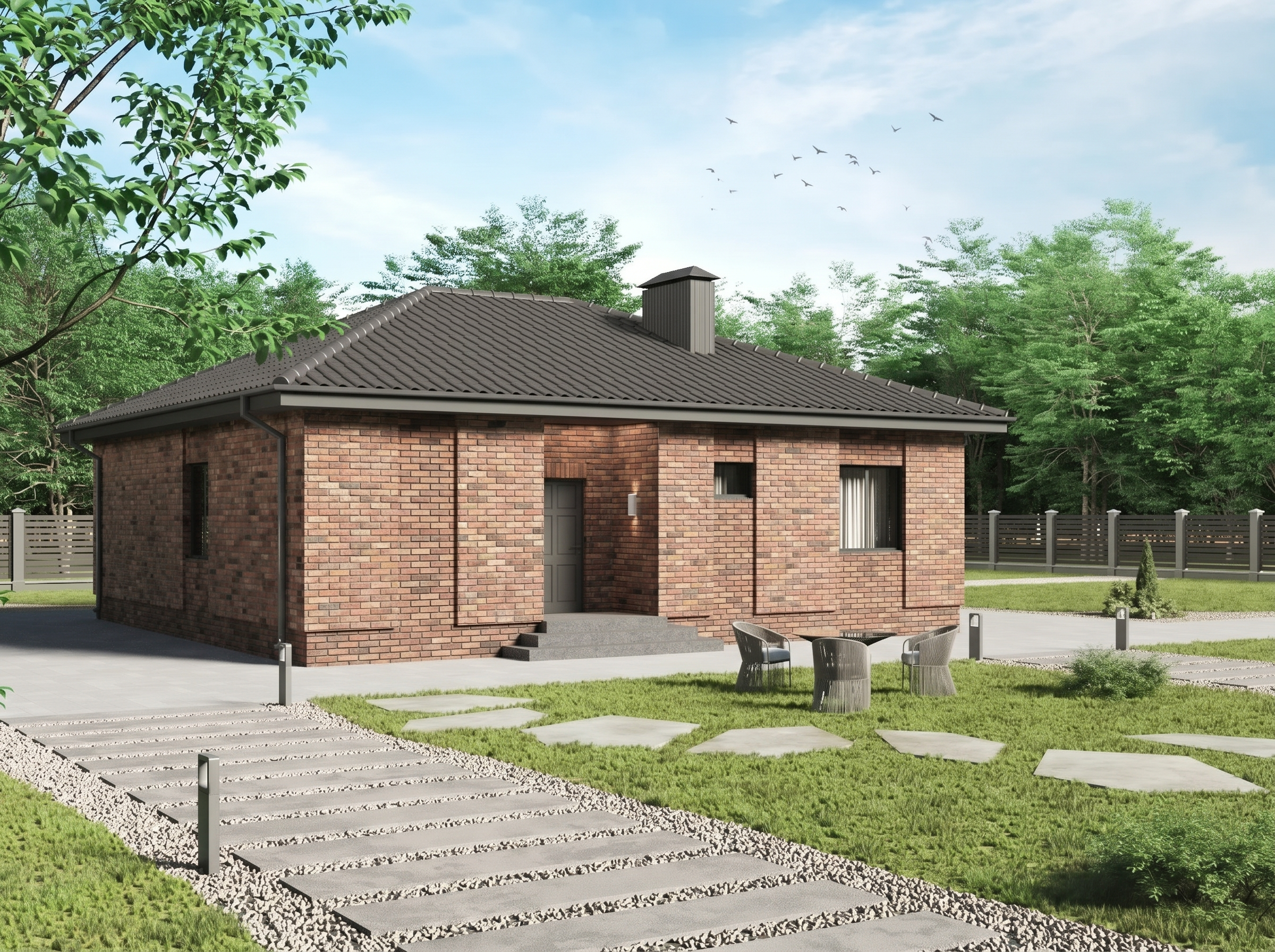 Типовая планировка 115м² 